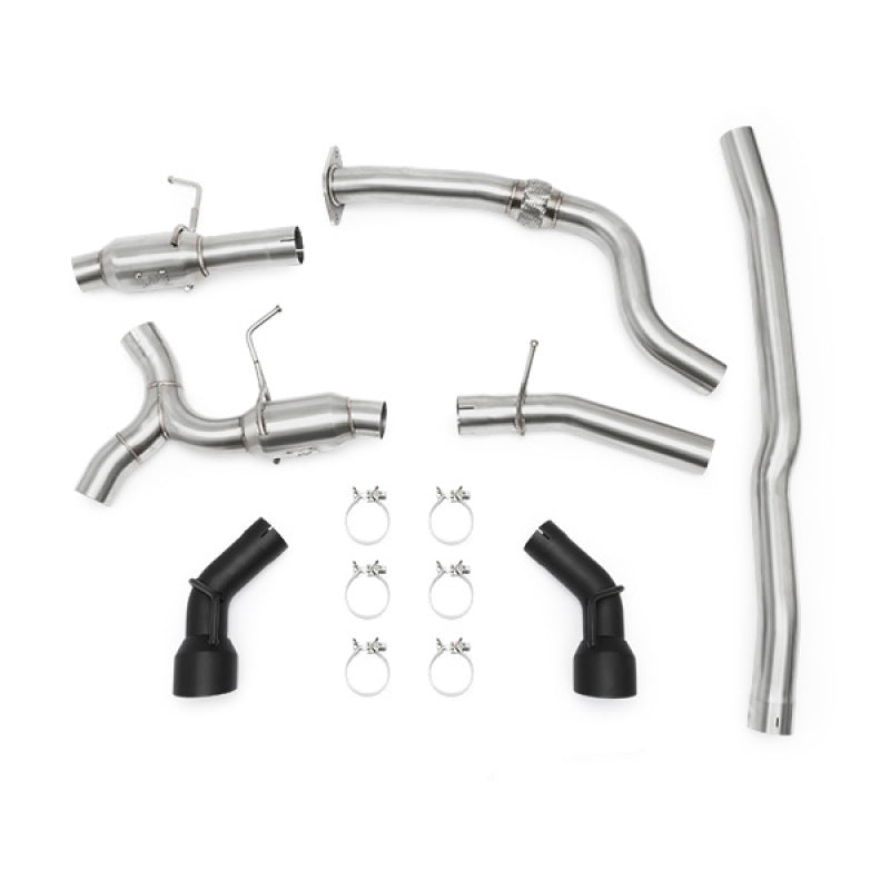 Mishimoto 2016+ Chevrolet Camaro 2.0T Dual Black Tip Cat-Back Exhaust Mishimoto Catback  AXOPROS
