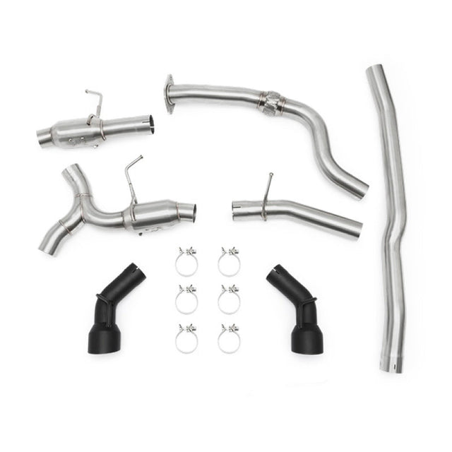 Mishimoto 2016+ Chevrolet Camaro 2.0T Dual Black Tip Cat-Back Exhaust Mishimoto Catback  AXOPROS