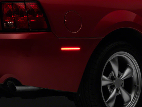 Raxiom Raxiom 99-04 Ford Mustang Axial Series LED Rear Side Marker Lights- Smoked Sidemarkers & Indicators aftermarket performance part