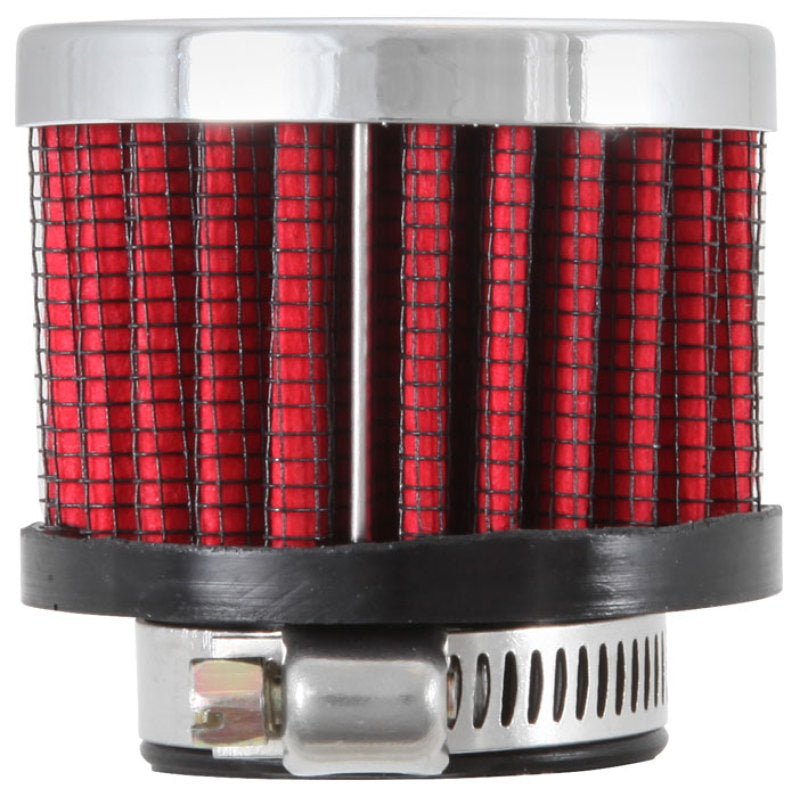K&N 1in Flange ID x 2in OD x 1.5 inch H Rubber Base Crankcase Vent Filter K&N Engineering Air Filters - Universal Fit  AXOPROS