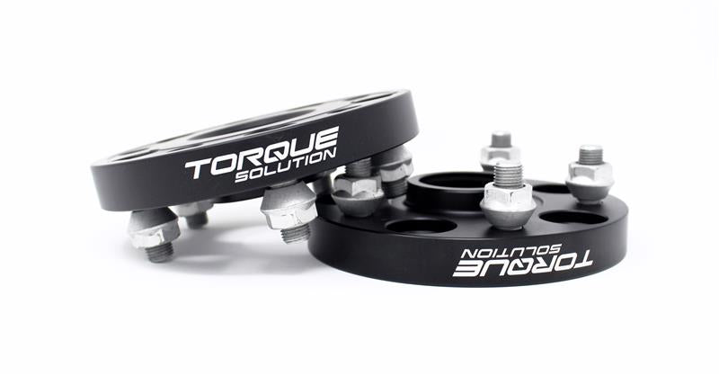 Torque Solution Forged Aluminum Wheel Spacer Subaru 56mm Hub 5x100 - 25mm Torque Solution Wheel Spacers & Adapters  AXOPROS