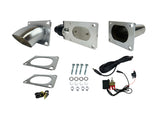 Granatelli 3.0in Oval Stainless Steel Electronic Exhaust Cutout Granatelli Motor Sports Exhaust Cutouts  AXOPROS