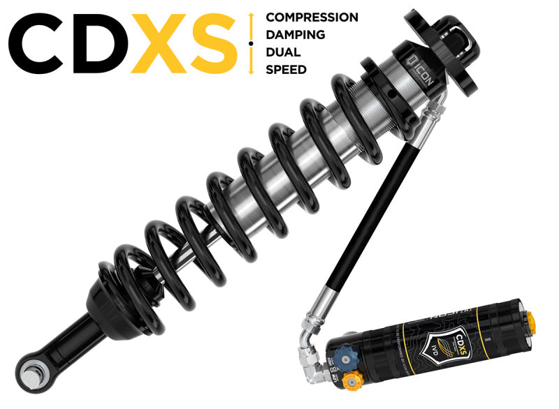 ICON 21-23 Ford Bronco 2.5in VS RR Coilover Kit - Front ICON Coilovers  AXOPROS