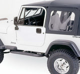 Rampage 86-95 Jeep Wrangler CJ7/YJ Complete Top - Black Diamond Rampage Soft Tops  AXOPROS