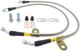 StopTech 06-15 Mazda Miata Stainless Steel Front Brake Line Kit for 4300 Stoptech Brake Line Kits  AXOPROS