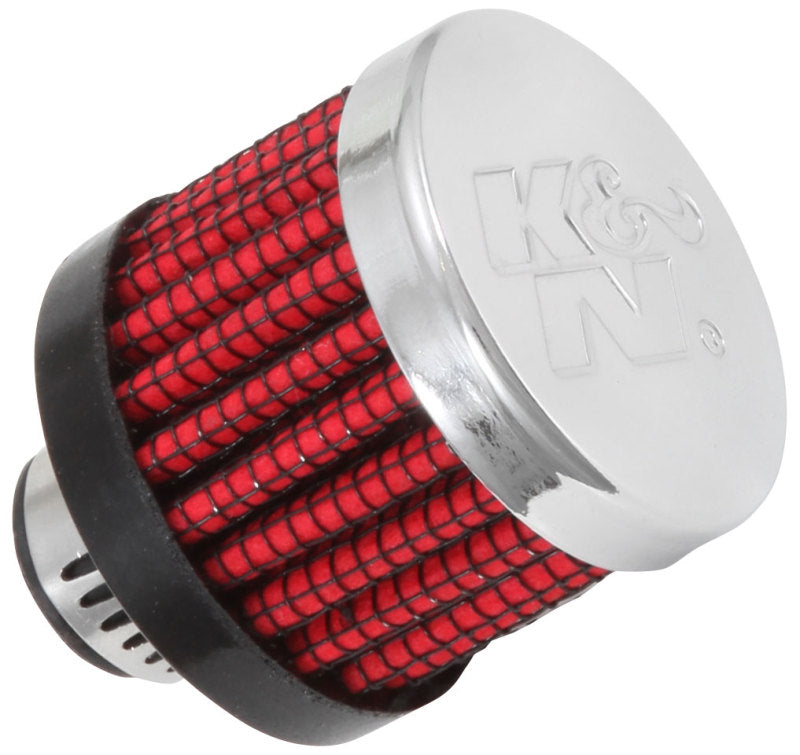 K&N .315/.431 Flange 1 3/8 inch OD 1.5 inch H Clamp On Crankcase Vent Filter K&N Engineering Air Filters - Universal Fit  AXOPROS