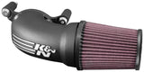 K&N 01-17 Harley Davidson Softail / Dyna FI Performance Air Intake System K&N Engineering Cold Air Intakes  AXOPROS