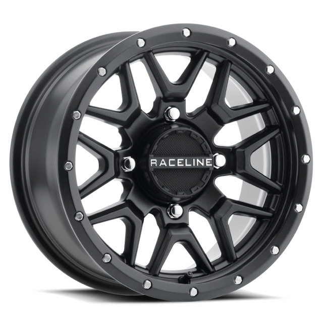 Raceline A94B Krank 14x7in / 4x137 BP / 10mm Offset / 110.18mm Bore - Satin Black Wheel Raceline Wheels - Cast  AXOPROS