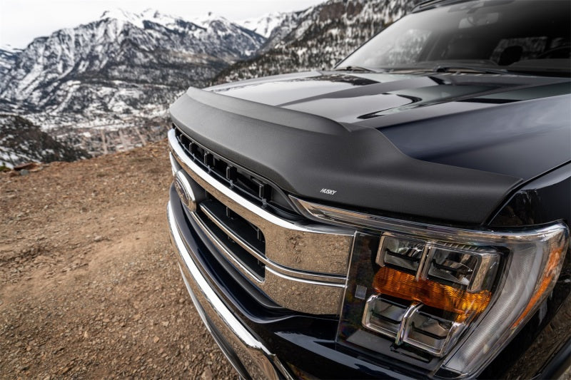 Husky Liners Husky Liners 21-25 Ford F-150 (Excl. 21-25 Trmr/Raptor & Excl. 24-25 Plat/KR) Aeroskin II - Tex. Blk Hood Deflectors aftermarket performance part