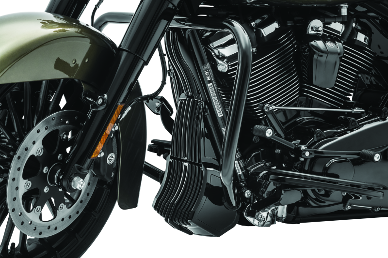 Kuryakyn Oil Cooler Cover Milwaukee-8 Black Kuryakyn Other Body Components  AXOPROS