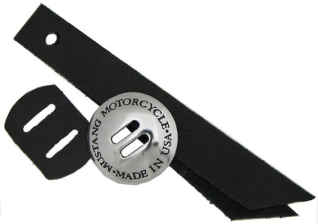 Mustang Motorcycle Mustang Concho Kit Large (41mm) with Leather Strip Hardware Seat Brackets & Frames aftermarket performance part