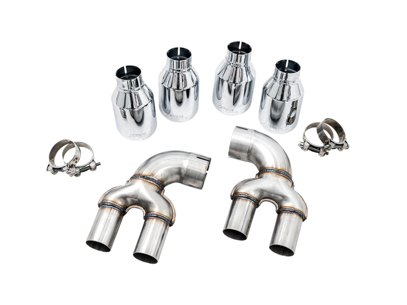 AWE Tuning 2019+ BMW M340i (G20) Non-Resonated Touring Edition Exhaust - Quad Chrome Silver Tips AWE Tuning Catback  AXOPROS