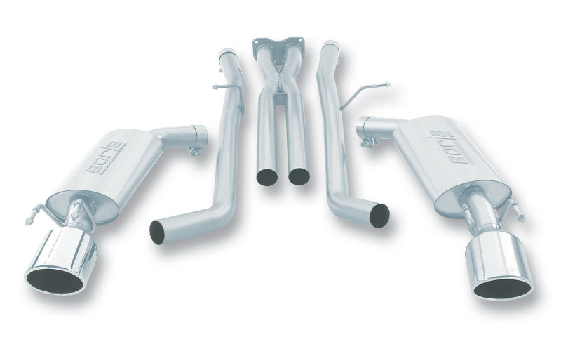 Borla 05-06 Pontiac GTO Coupe 2dr 6.0L 8cyl AT/MT 4spd/6spd RWD SS Catback Exhaust w/ inXin Pipe Borla Catback  AXOPROS