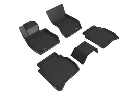3D MAXpider 21-24 Mercedes-Benz S Class (V223) Kagu Black R2 3D MAXpider Floor Mats - Rubber  AXOPROS