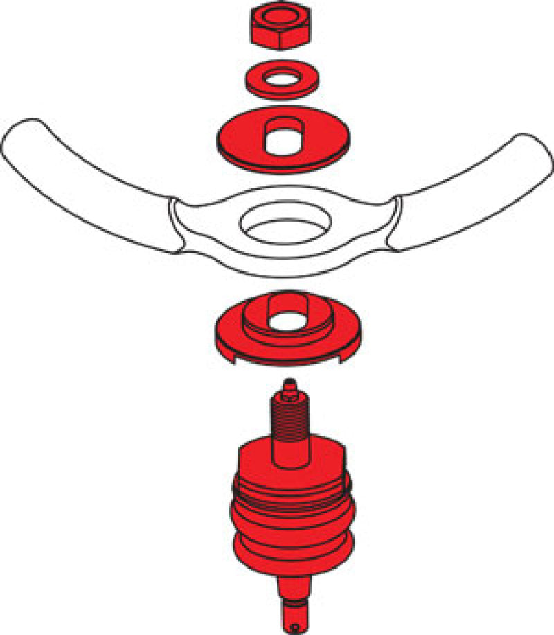 SPC Performance 05-10 Jeep Grand Cherokee Adjustable Ball Joint (1.25deg.) SPC Performance Ball Joints  AXOPROS