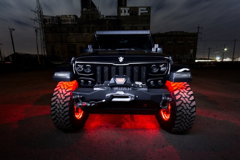 Oracle VECTOR Series Full LED Grille - Jeep Wrangler JL/JT - NA SEE WARRANTY ORACLE Lighting Light Accessories and Wiring  AXOPROS