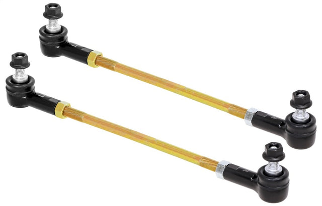 RockJock Adjustable Sway Bar End Link Kit 12 1/2in Long Rods w/ Sealed Rod Ends and Jam Nuts pair RockJock Sway Bar Endlinks  AXOPROS