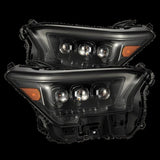 AlphaRex 2024+ Toyota Tacoma NOVA-Series LED Proj Headlights Alpha-Blk w/Actv Light & Seq. Sig + DRL AlphaRex Headlights  AXOPROS