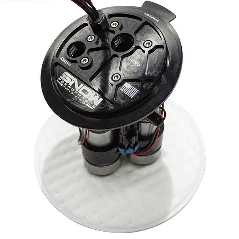 Snow 2015+ Dodge Hellcat/Demon/Redeye High Output Fuel Hat - Triple Pump Snow Performance Fuel Pumps  AXOPROS