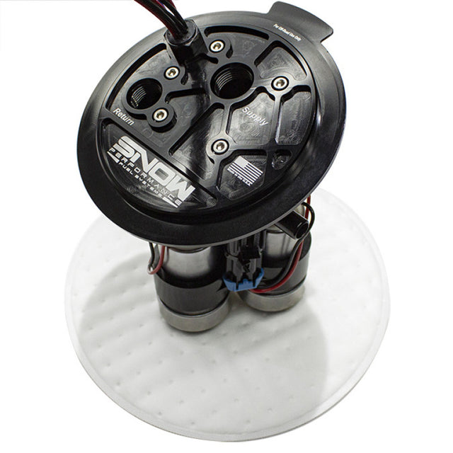 Snow 2015+ Dodge Hellcat/Demon/Redeye High Output Fuel Hat - Triple Pump Snow Performance Fuel Pumps  AXOPROS
