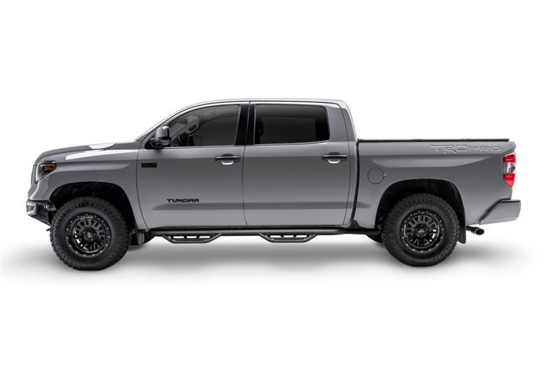 N-Fab Podium LG 19-20 Dodge RAM 1500 Crew Cab - Cab Length - Tex. Black - 3in N-Fab Side Steps  AXOPROS