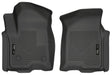 Husky Liners 2019 Chevrolet Silverado 1500 Crew Cab WeatherBeater Black Front Floor Liners Husky Liners Floor Mats - Rubber  AXOPROS