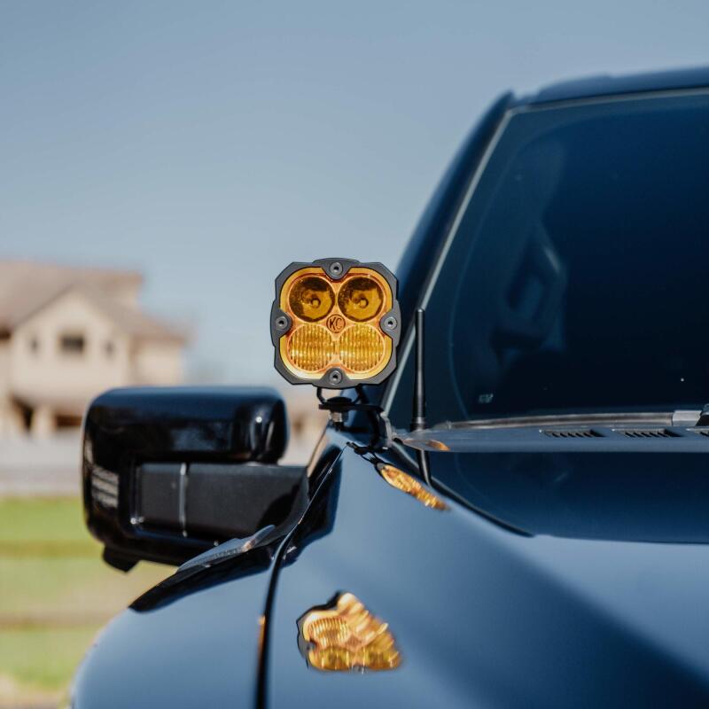 KC HiLiTES 2021+ Ford F150/Raptor/Lightning Gen 3 Pillar / Ditch Bracket Set KC HiLiTES Light Mounts  AXOPROS