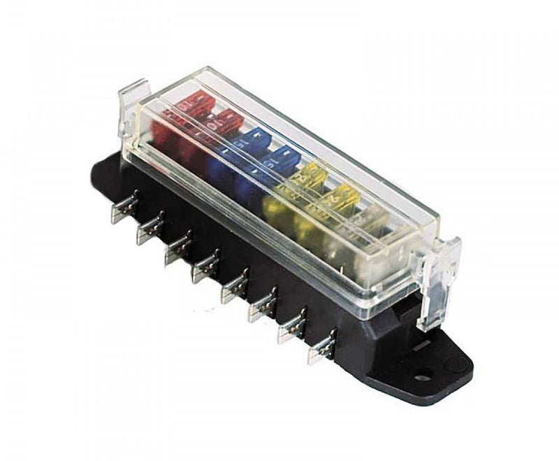 Hella 8-Way Lateral Single Fuse Box Hella Light Accessories and Wiring  AXOPROS