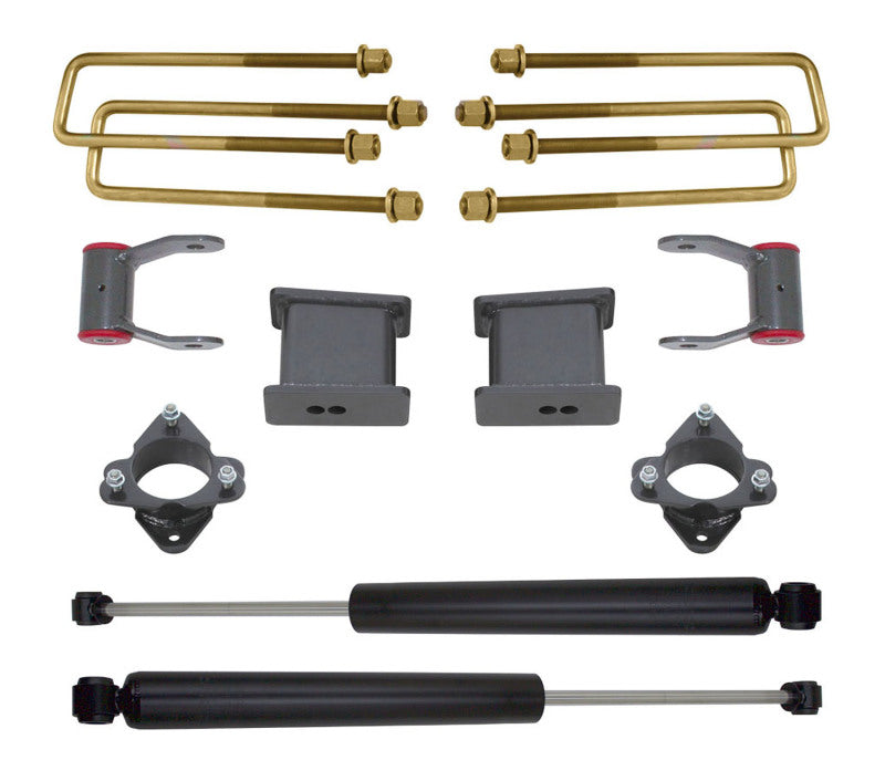 MaxTrac 16-18 GM C1500 2WD w/Stamped Steel/Alum. Susp. 4in Rear Lift Kit Maxtrac Lift Kits  AXOPROS