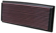 K&N Replacement Air Filter JEEP WRANGLER,2.5L & 4.0L W/FI K&N Engineering Air Filters - Drop In  AXOPROS