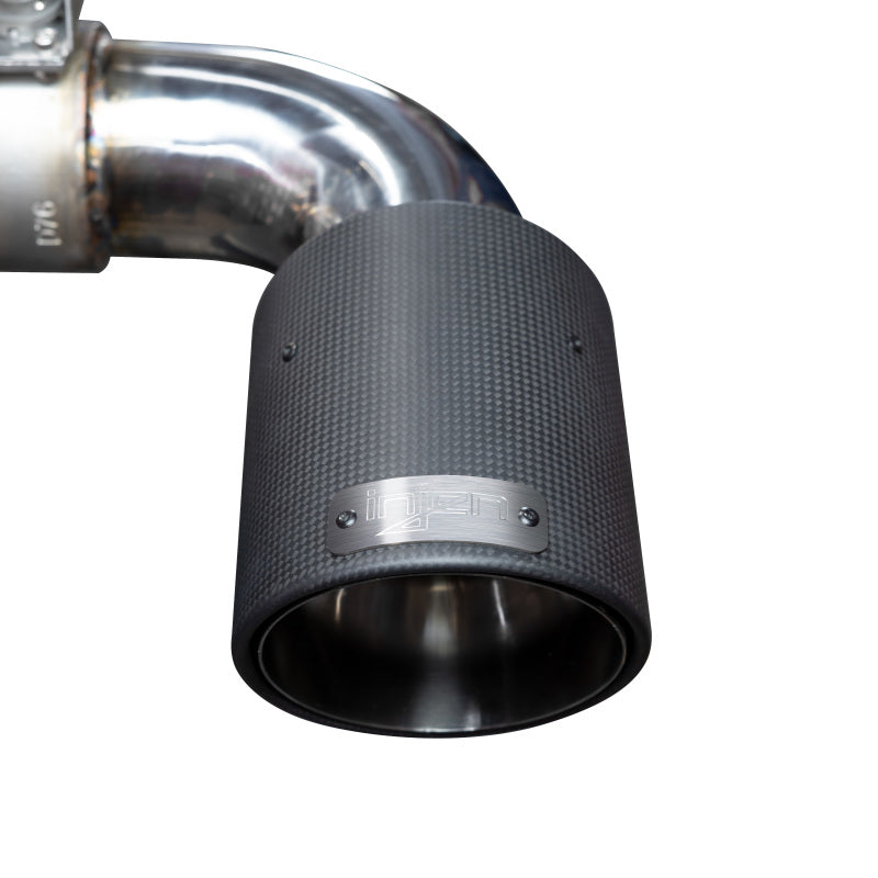 Injen 20-21 Toyota Supra 3.0L Turbo 6cyl SS Cat-Back Exhaust w/ Carbon Fiber Tips Injen Catback  AXOPROS