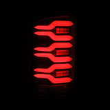 AlphaRex AlphaRex 14-18 GMC Sierra 1500/2500HD/3500HD LUXX-Series LED Tail Lights Blk w/Actv Light & Seq. Sig Tail Lights aftermarket performance part