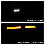 Spyder 08-14 Subara Impreza WRX Hatchback LED Tail Lights Seq Signal Black ALT-YD-SI085D-SEQ-BK SPYDER Tail Lights  AXOPROS