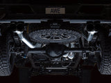 AWE Tuning 22-23 GMC Sierra 1500 AT4X 6.2L 0FG Catback Split Dual (Flat Bumper) - Diamond Black Tips AWE Tuning Catback  AXOPROS