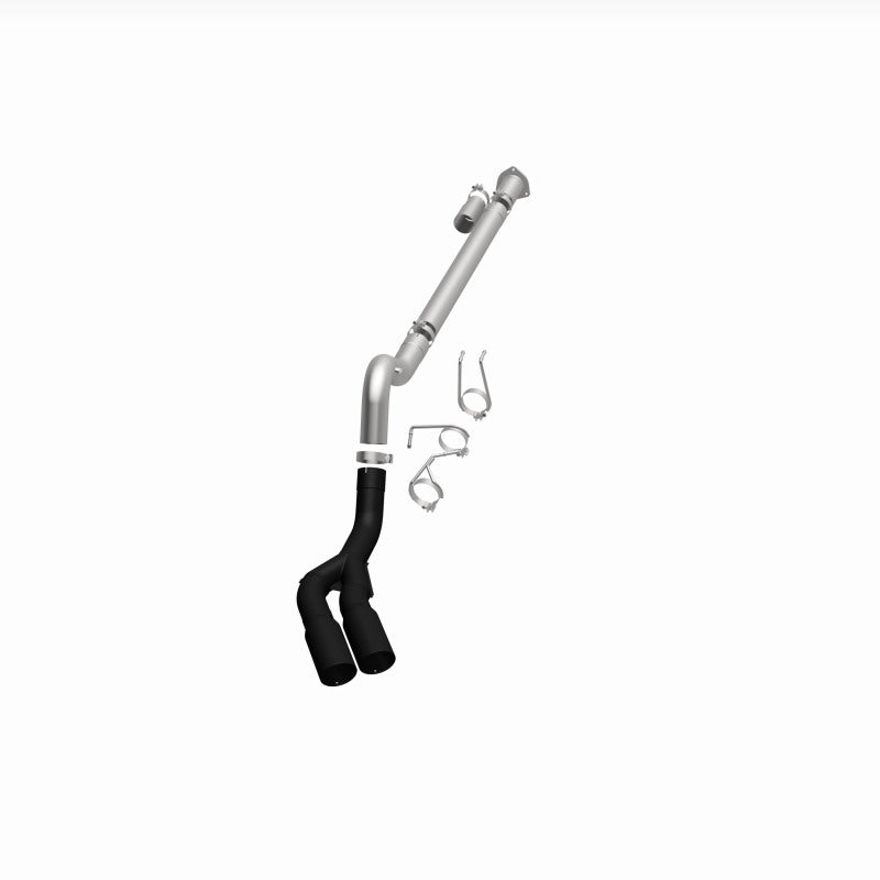 MagnaFlow 08-18 Ford F-250/F-350/F-450 4.6L/6.7 DPF-Back Black 4in Dual Single Rear Exit Magnaflow DPF Back  AXOPROS
