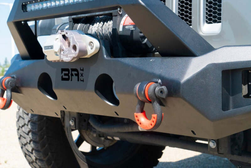Body Armor 4x4 07-22 Jeep Wrangler JK/JL & Gladiator JT Orion Mid-Width Front Bumper Body Armor 4x4 Bumpers - Steel  AXOPROS