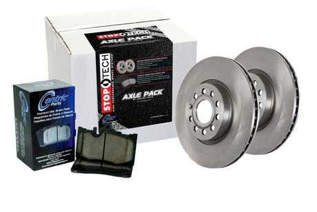 Centric OE Grade Front & Rear Brake Kit (4 Wheel) Stoptech Brake Rotors - OE  AXOPROS