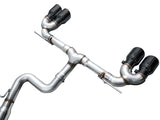 AWE MK8 Volkswagen Golf R 3in Track Edition Quad Exhaust - Diamond Black Tips AWE Tuning Catback  AXOPROS