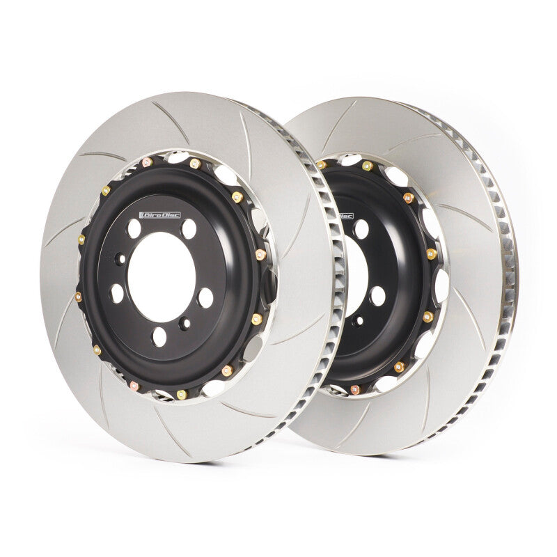 GiroDisc 2022+ Audi RS3 (8Y) Zinc Plated Slotted Front Rotors GiroDisc Brake Rotors - Slotted  AXOPROS