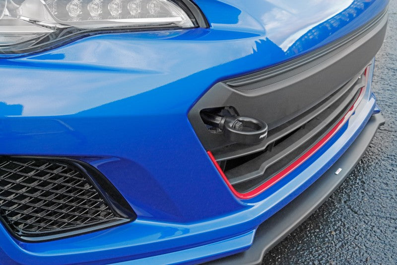 PERRIN 18-21 Subaru WRX & STI / 13-25 BRZ / 17-20 Toyota 86 Tow Hook Kit (Front) - Flat Black Perrin Performance Tow Hooks  AXOPROS