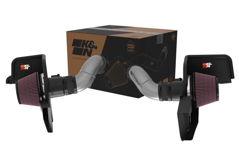 K&N 2024+ Ford Mustang V8 5.0L Typhoon Performance Air Intake System K&N Engineering Cold Air Intakes  AXOPROS