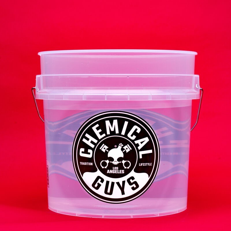 Chemical Guys Heavy Duty Ultra Clear Detailing Bucket Chemical Guys Wash Buckets  AXOPROS