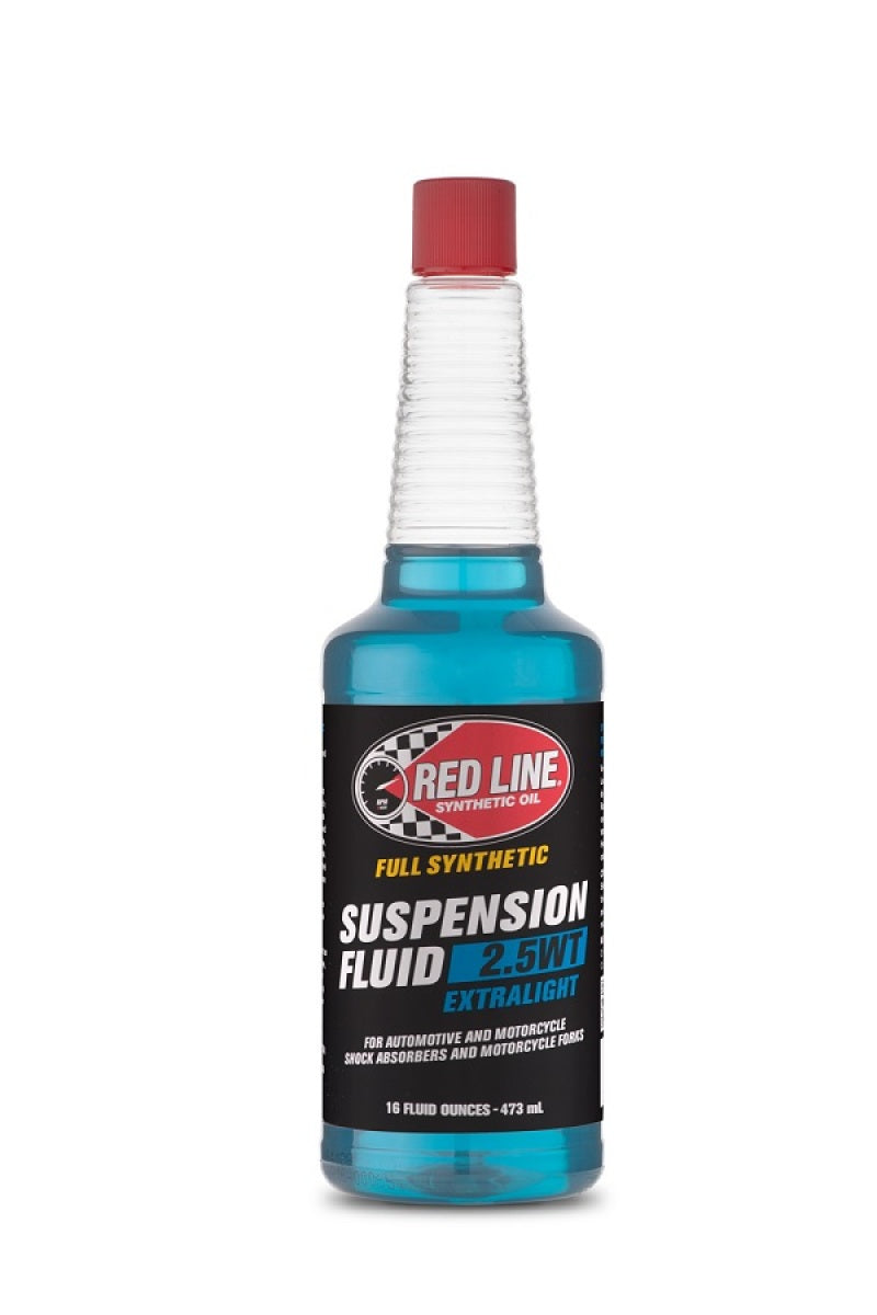 Red Line ExtraLight 2.5WT Suspension Fluid - 16oz. Red Line Hydraulic Oils  AXOPROS