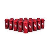 Mishimoto Aluminum Locking Lug Nuts M12x1.5 20pc Set Red Mishimoto Lug Nuts  AXOPROS