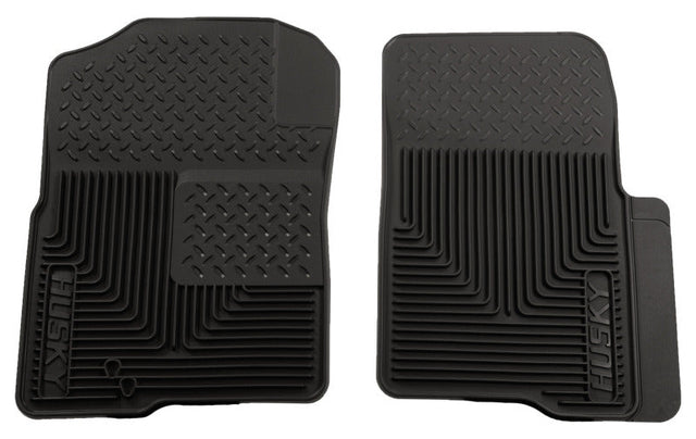 Husky Liners 04-09 Ford F-150 Custom Fit Heavy Duty Black Front Floor Mats Husky Liners Floor Mats - Rubber  AXOPROS