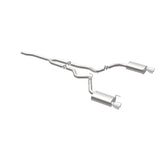 MagnaFlow Cat Back, SS, 2.5in, Street, Dual Split Polished 4.5in Tips 2015 Ford Mustang Ecoboost Magnaflow Catback  AXOPROS