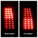 xTune Chevy Silverado 1500/2500/3500 99-02 99-03 LED Tail Lights Smoke ALT-ON-CS99-LED-SM SPYDER Tail Lights  AXOPROS