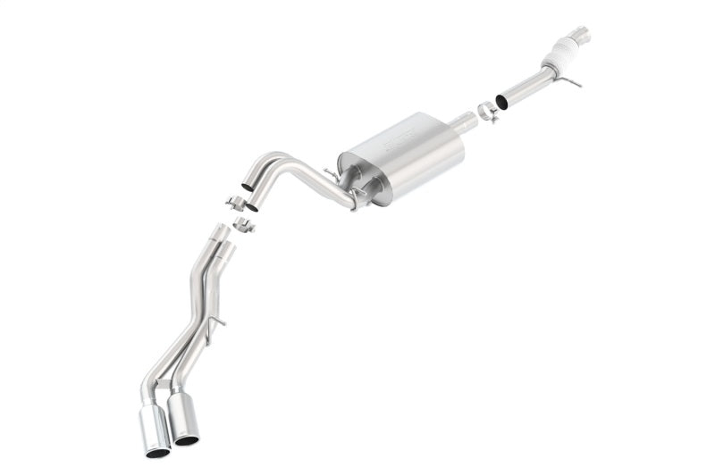 Borla Touring Cat Back 15-16 Chevy Tahoe 5.3L V8 2.75in, 2.25in Dual Same Side Exit 4in Tips Borla Catback  AXOPROS
