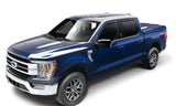 AVS 15-18 Ford F-150 Supercrew Ventvisor In-Channel Front & Rear Window Deflectors 4pc - Smoke AVS Wind Deflectors  AXOPROS