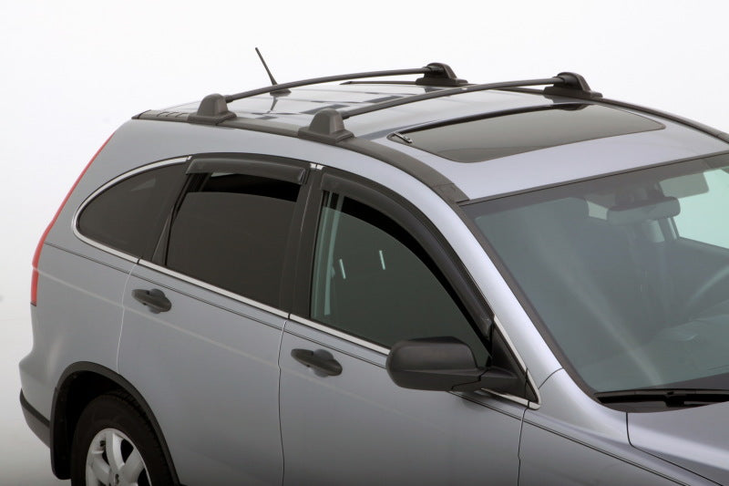 AVS 07-11 Honda CR-V Ventvisor Outside Mount Window Deflectors 4pc - Smoke AVS Wind Deflectors  AXOPROS